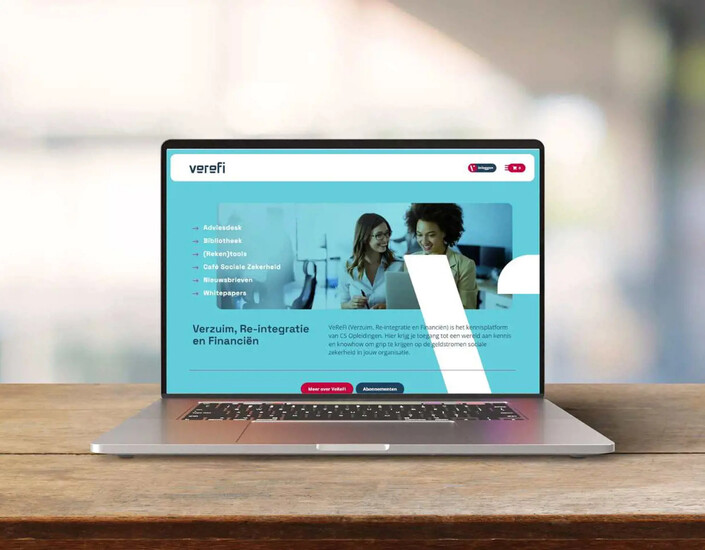Laptop met site VeReFi